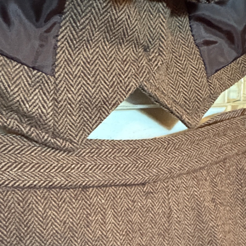 Vintage Gap Brown Tweed Wool Skirt and Vest Set NWT - Picture 11 of 12